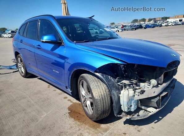 WBXHT3C38H5F71046 2017 BMW X1 Blue წინა მარჯვენა