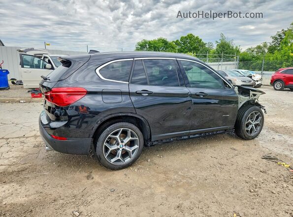 WBXHT3C38J5K26733 2018 BMW X1 Черный Задняя правая четверть