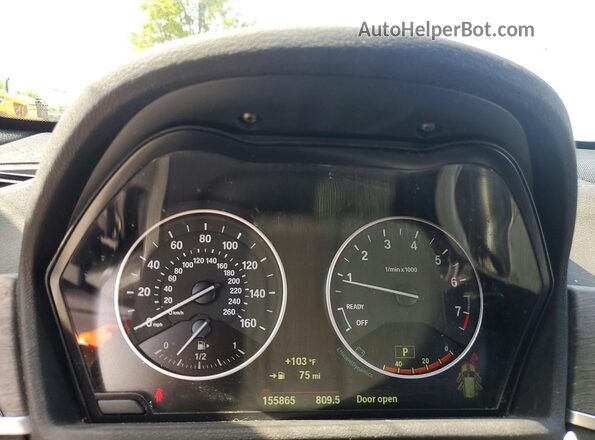 WBXHT3C38J5K26926 2018 BMW X1 Silver ხელსაწყოთა პანელის ხედი