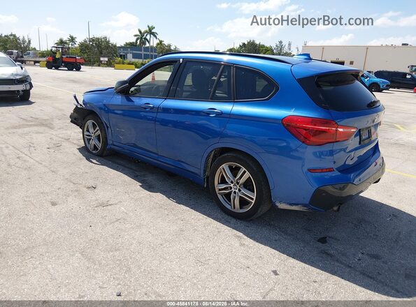 WBXHT3C38J5K28675 2018 BMW X1 Blue უკანა მარცხენა