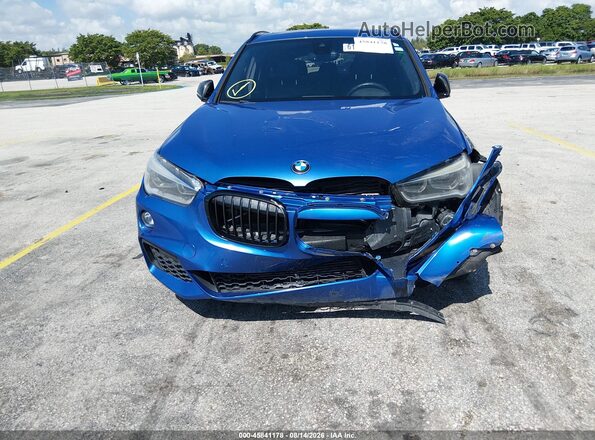 WBXHT3C38J5K28675 2018 BMW X1 Blue წინა ხედი