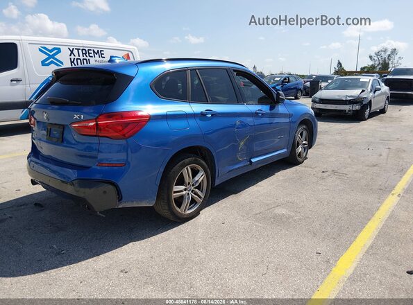 WBXHT3C38J5K28675 2018 BMW X1 Blue უკანა მარჯვენა