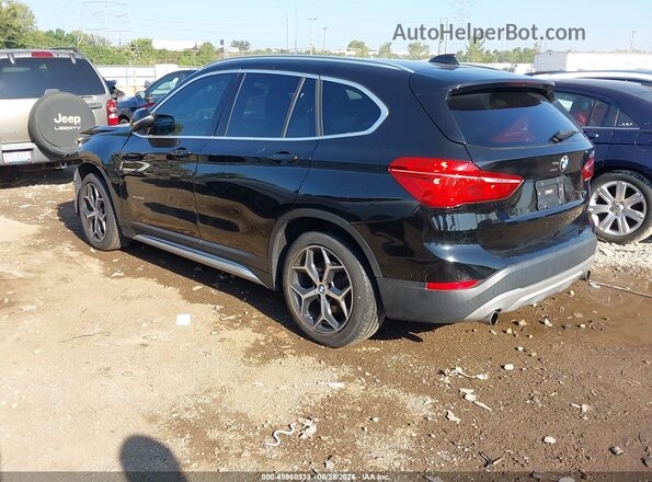 WBXHT3C38J5K30698 2018 BMW X1 Черный Задняя левая четверть