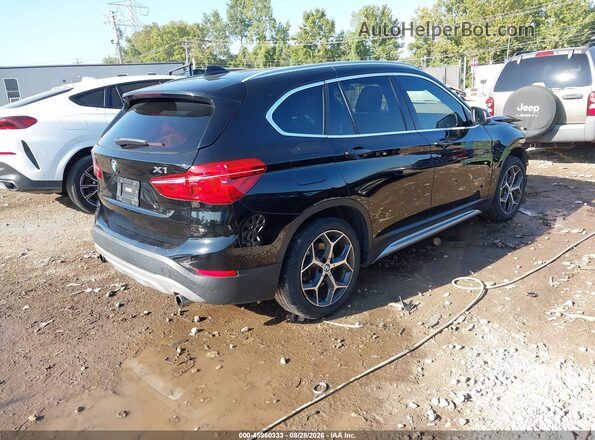 WBXHT3C38J5K30698 2018 BMW X1 Черный Задняя правая четверть