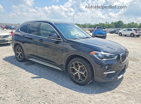 WBXHT3C39H5F76434 2017 BMW X1 Black წინა მარჯვენა