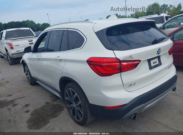 WBXHT3C52K3H35153 2019 BMW X1 White Trasero izquierdo