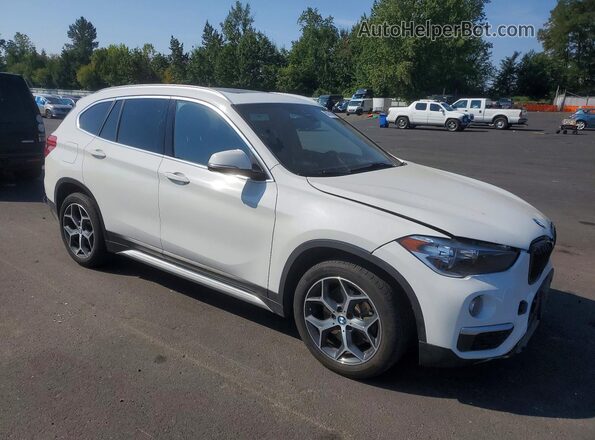 WBXHT3C54K5L89219 2019 BMW X1 Белый Передняя правая четверть