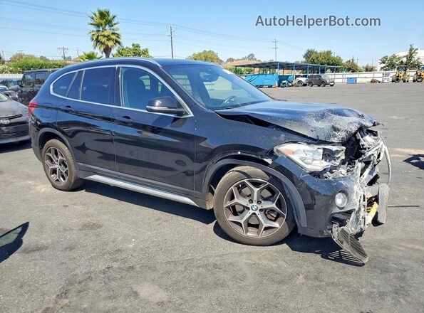 WBXHT3C54K5L91567 2019 BMW X1 Black Передня права чверть
