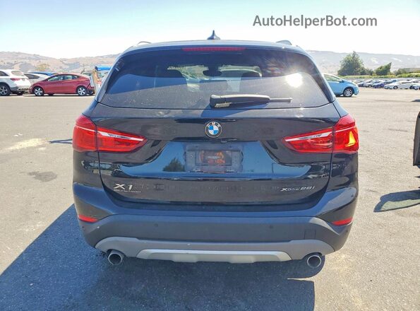 WBXHT3C54K5L91567 2019 BMW X1 Black Вид ззаду