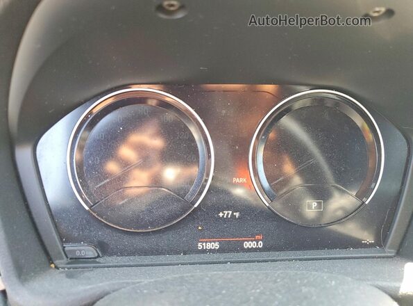WBXHT3C54K5L91567 2019 BMW X1 Black Вид щитка приладів