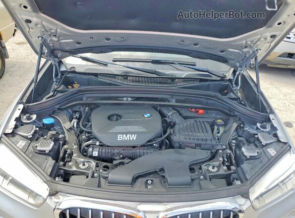 WBXHT3Z30G4A50785 2016 BMW X1 Silver Engine compartment view