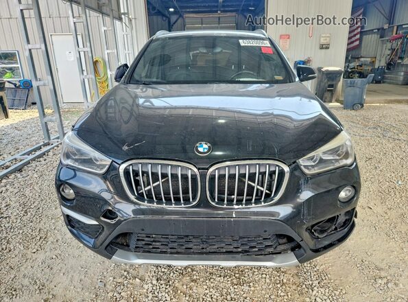 WBXHT3Z34H4A55165 2017 BMW X1 Black Front view