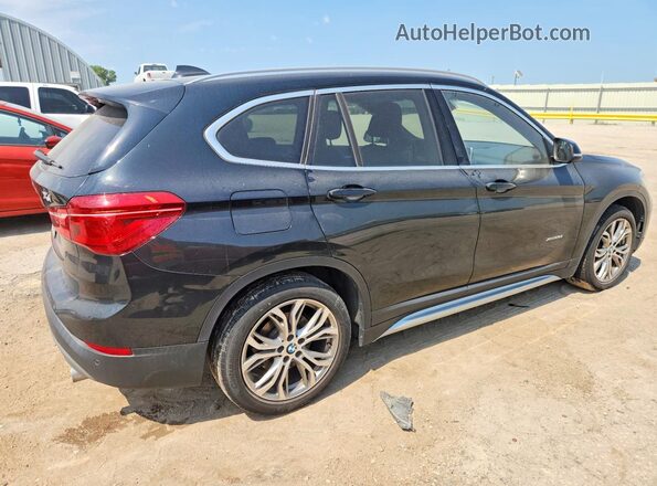 WBXHT3Z35G4A49177 2016 BMW X1 Black Հետևի աջ