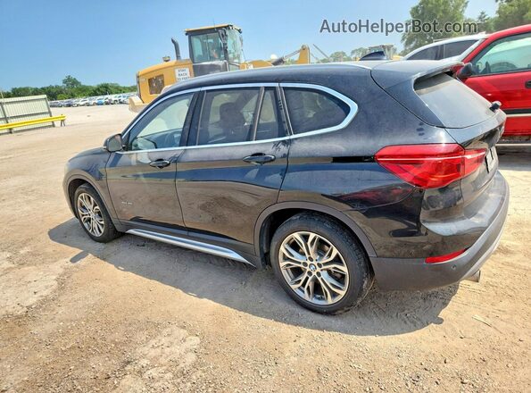 WBXHT3Z35G4A49177 2016 BMW X1 Black Հետևի ձախ