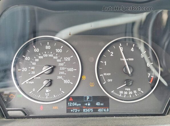 WBXHT3Z36J4A66366 2018 BMW X1 Gray ხელსაწყოთა პანელის ხედი