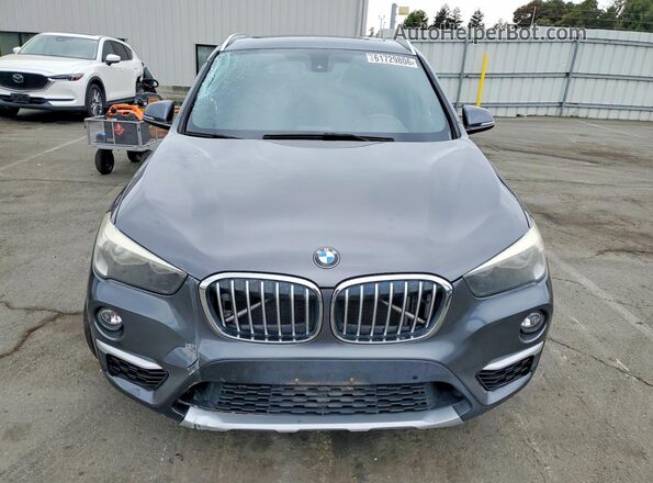 WBXHT3Z36J4A66366 2018 BMW X1 Gray წინა ხედი