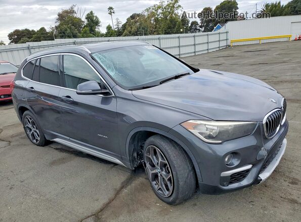 WBXHT3Z36J4A66366 2018 BMW X1 Gray წინა მარჯვენა