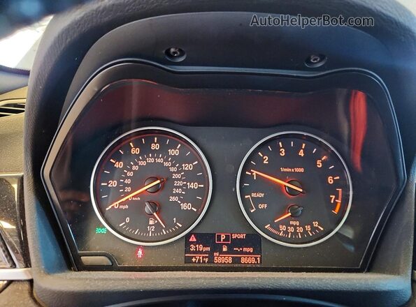 WBXHT3Z39H4A65397 2017 BMW X1 Gray Вид щитка приладів