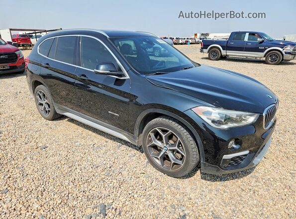 WBXHU7C30H5H34552 2017 BMW X1 Black წინა მარჯვენა