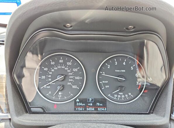 WBXHU7C32J5H40164 2018 BMW X1 Black Vista del cuadro de instrumentos