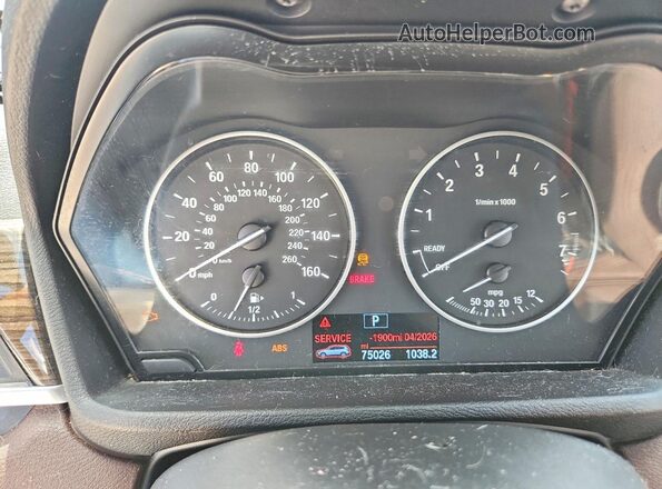 WBXHU7C32J5H45915 2018 BMW X1 White Սարքավորումների վահանակի տեսք