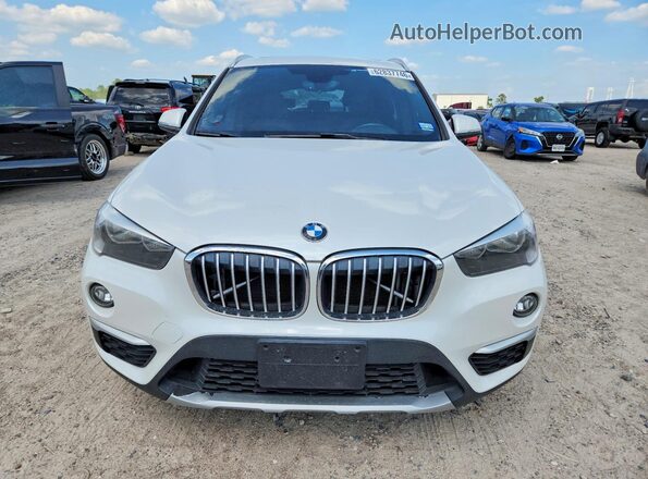 WBXHU7C32J5H45915 2018 BMW X1 White Դիմացի տեսք