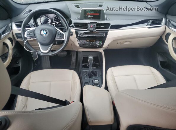 WBXHU7C33J5L05862 2018 BMW X1 Black წინა პანელის ხედი