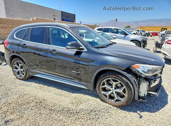 WBXHU7C34J5H40666 2018 BMW X1 Black Przód prawy