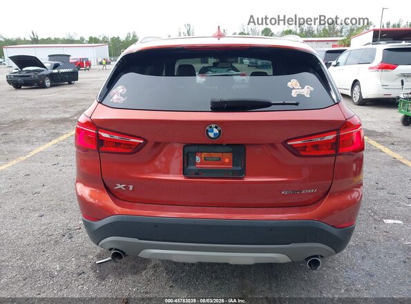 WBXHU7C35J3F04247 2018 BMW X1 Orange 