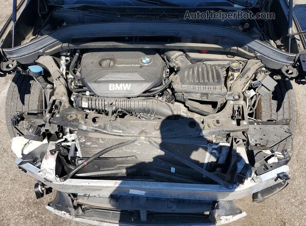 WBXHU7C38J3H42447 2018 BMW X1 Black Вид підкапотного простору