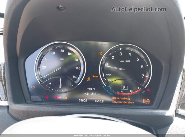 WBXHU7C39J5L05770 2018 BMW X1 Black Вид задніх сидінь
