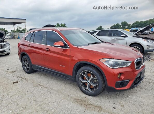 WBXHU7C3XJ5H45516 2018 BMW X1 Red Передня права чверть