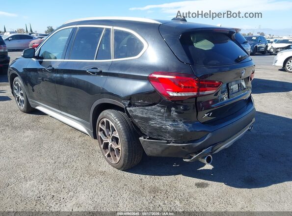 WBXJG7C06N5U57123 2022 BMW X1 Черный Задняя левая четверть