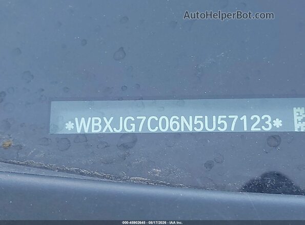 WBXJG7C06N5U57123 2022 BMW X1 Черный Вид подкапотного пространства