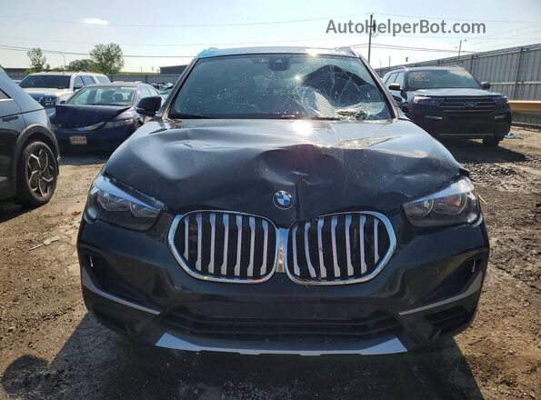 WBXJG9C01M5T31682 2021 BMW X1 Black Դիմացի տեսք