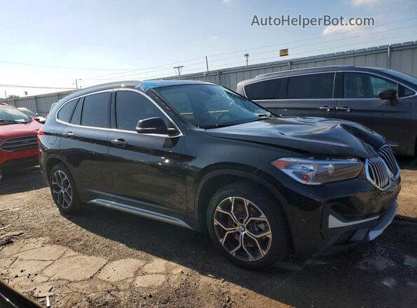 WBXJG9C01M5T31682 2021 BMW X1 Black Առջևի աջ