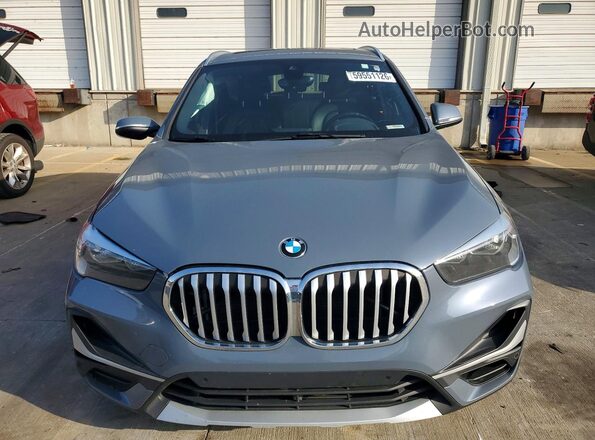 WBXJG9C02L5P23648 2020 BMW X1 Blue წინა ხედი