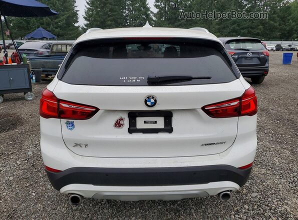 WBXJG9C03L5P89450 2020 BMW X1 White Вид ззаду