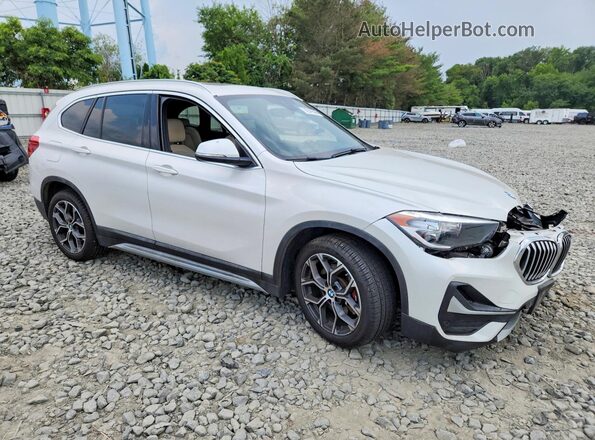 WBXJG9C04M3M76355 2021 BMW X1 White წინა მარჯვენა