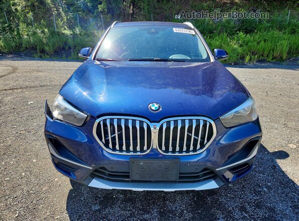 WBXJG9C05L5P84640 2020 BMW X1 Blue Դիմացի տեսք
