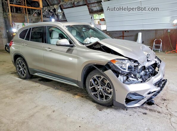 WBXJG9C07M5U46920 2021 BMW X1 Tan წინა მარჯვენა