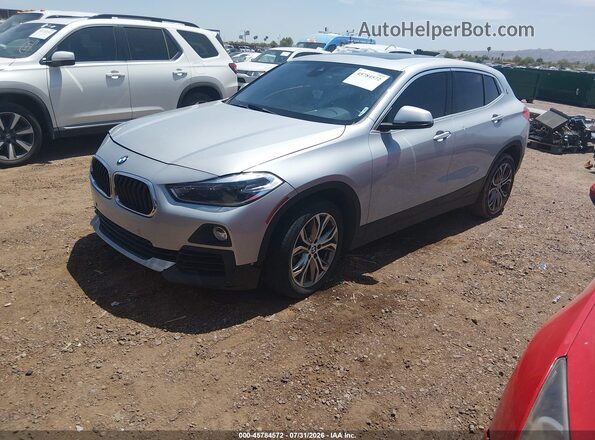 WBXYH9C02L5P33527 2020 BMW X2 Silver წინა მარცხენა ხედი სამი მეოთხედიდან