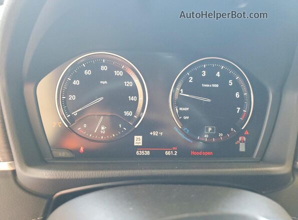 WBXYH9C09L5P34514 2020 BMW X2 Charcoal Вид щитка приладів