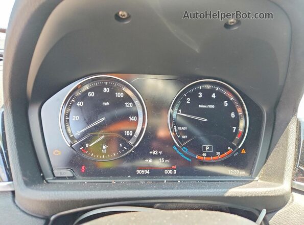 WBXYJ3C34JEB37749 2018 BMW X2 Серебряный Вид щитка приборов