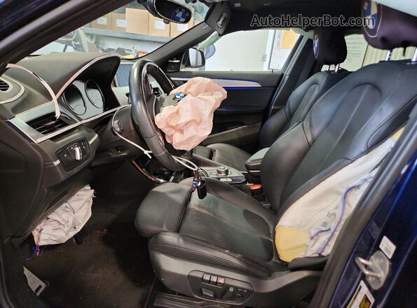 WBXYJ5C32JEF71891 2018 BMW X2 Blue Vista interior delantera