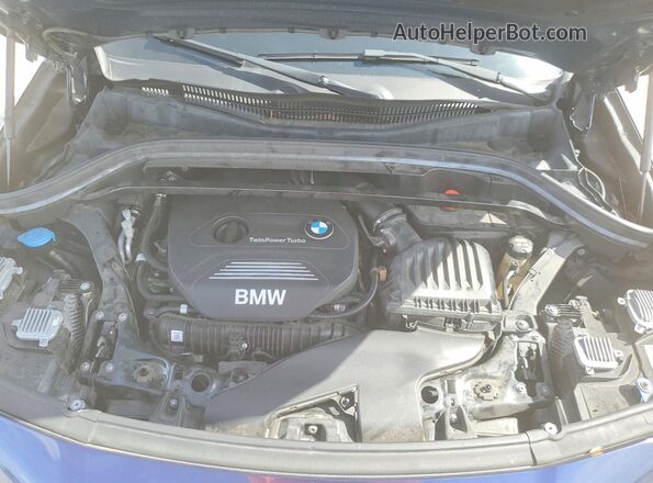 WBXYJ5C38JEF79056 2018 BMW X2 Blue Вид підкапотного простору