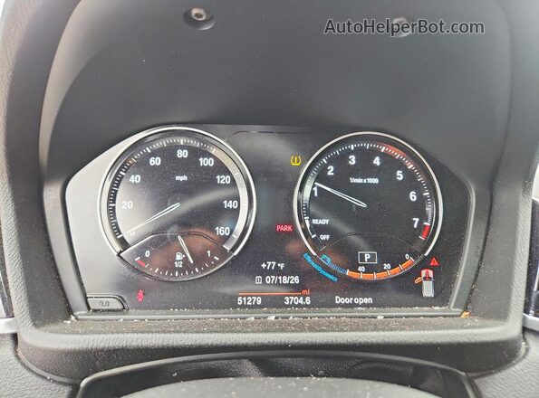 WBXYJ5C39JEF81091 2018 BMW X2 White Սարքավորումների վահանակի տեսք