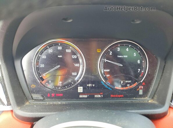 WBXYN1C59KES54929 2019 BMW X2 White Vista del cuadro de instrumentos