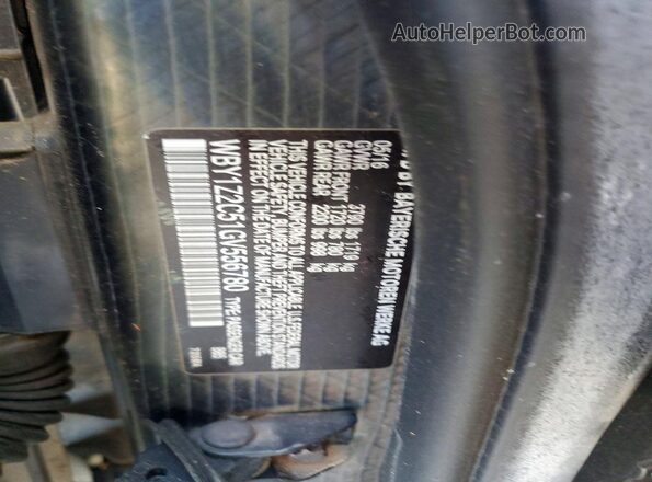 WBY1Z2C51GV556780 2016 BMW I3 Gray Вид підкапотного простору