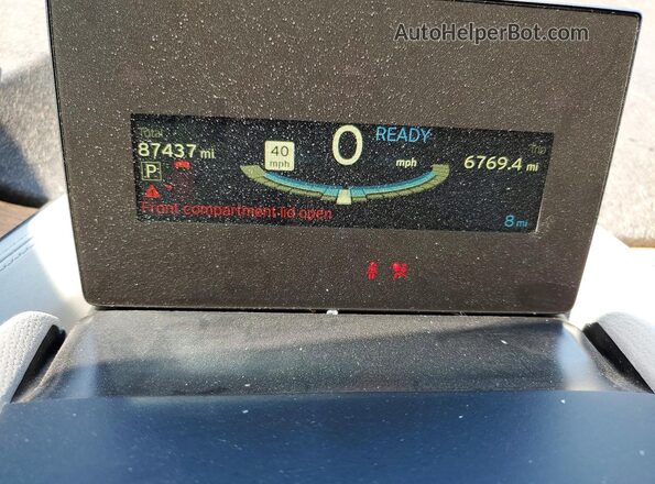 WBY1Z4C52GV505753 2016 BMW I3 Gray Вид щитка приладів